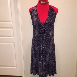 Torrid purple snakeskin dress